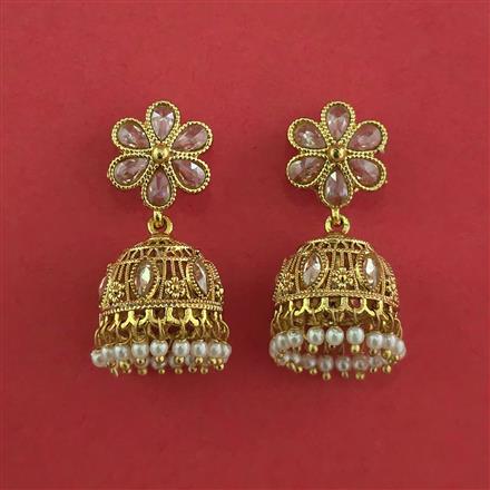 Antique Jhumki with Gold Plating