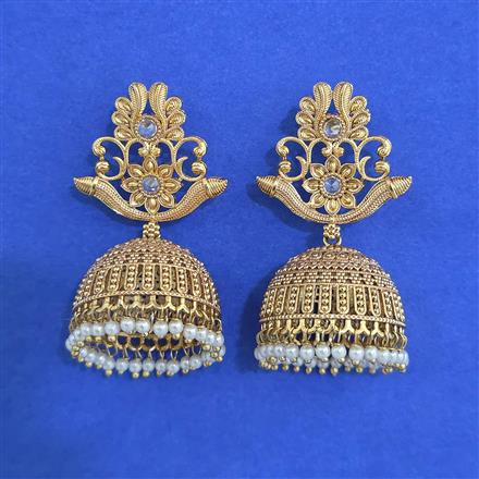 Antique Jhumki with Gold Plating