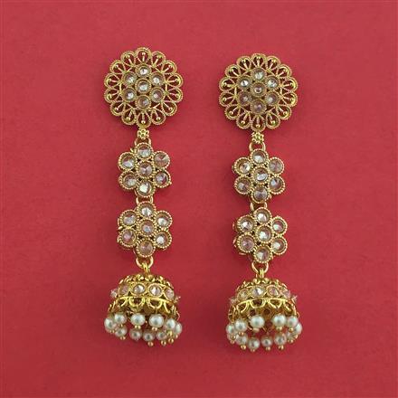 Antique Jhumki with Gold Plating