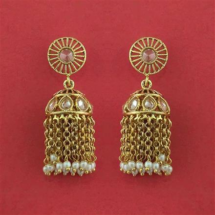 Antique Jhumki with Gold Plating