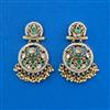 Antique Moti Earring with Matte Gold Plating