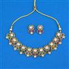 Antique Classic Necklace with Mehndi Plating