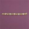 Antique Openable Bracelet with Matte Gold Plating