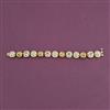 Antique Openable Bracelet with Matte Gold Plating
