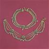 Antique Moti Payal with Gold Plating