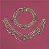 Antique Moti Payal with Gold Plating
