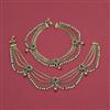 Antique Moti Payal with Gold Plating