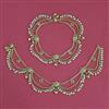 Antique Moti Payal with Gold Plating