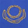 Antique Moti Payal with Gold Plating