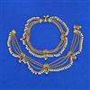 Antique Moti Payal with Gold Plating
