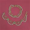Antique Moti Payal with Gold Plating