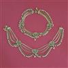 Antique Moti Payal with Gold Plating
