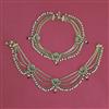 Antique Moti Payal with Gold Plating