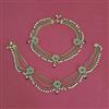 Antique Moti Payal with Gold Plating