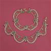 Antique Moti Payal with Gold Plating