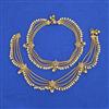 Antique Moti Payal with Gold Plating