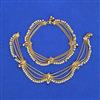 Antique Moti Payal with Gold Plating