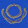 Antique Moti Payal with Gold Plating