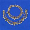 Antique Moti Payal with Gold Plating