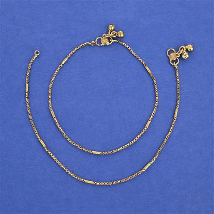 Antique Classic Payal with Mehndi Plating