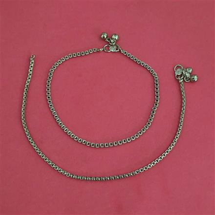 Antique Classic Payal with Mehndi Plating