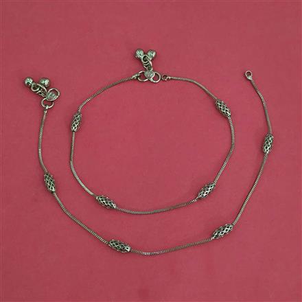 Antique Classic Payal with Mehndi Plating