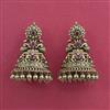 Antique Jhumki with Matte Gold Plating
