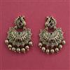 Antique Classic Earring with Matte Gold Plating
