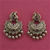 Antique Classic Earring with Matte Gold Plating