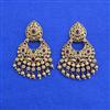 Antique Classic Earring with Matte Gold Plating