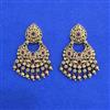Antique Classic Earring with Matte Gold Plating