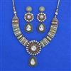 Antique Classic Necklace with Mehndi Plating