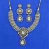 Antique Classic Necklace with Mehndi Plating