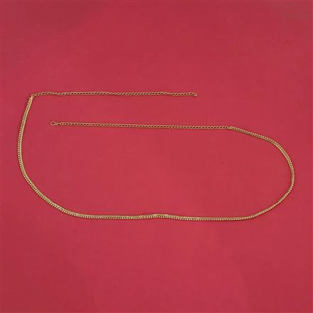 Antique Plain Gold Belt with Gold Plating