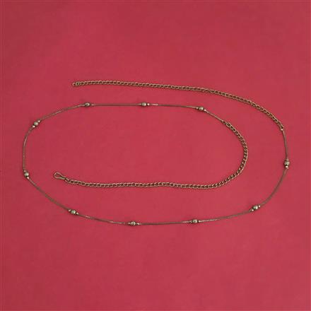 Antique Classic Belt with Mehndi Plating