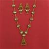 Antique Classic Necklace with Matte Rhodium Plating