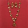 Antique Classic Necklace with Matte Rhodium Plating