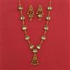 Antique Classic Necklace with Matte Rhodium Plating
