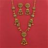 Antique Classic Necklace with Matte Rhodium Plating