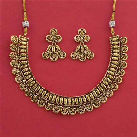 Antique Classic Necklace with Gold Plating