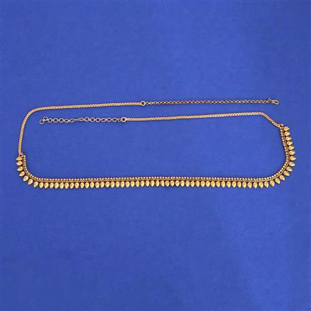 Antique Plain Gold Belt with Gold Plating