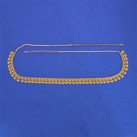Antique Plain Gold Belt with Gold Plating
