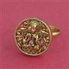 Antique Temple Ring with Gold Plating