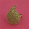 Antique Adjustable Ring with Gold Plating