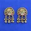 Antique Classic Earring with Matte Gold Plating