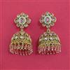 Antique Jhumki with Matte Gold Plating