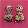 Antique Jhumki with Matte Gold Plating