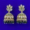 Antique Jhumki with Matte Gold Plating