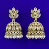 Antique Jhumki with Matte Gold Plating