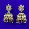 Antique Jhumki with Matte Gold Plating